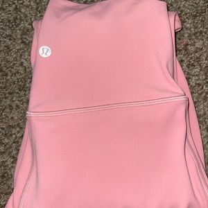 pink puff lululemon aligns (28”)